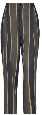 Donna Pantalone Blu 38 50% Viscosa 39% Lana 10% Poliammide 1% Cotone