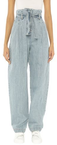 Donna Pantaloni jeans Blu 38 100% Cotone