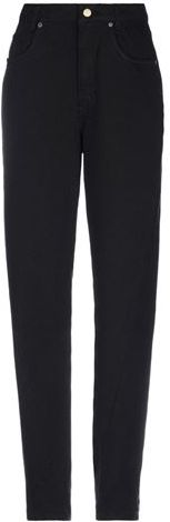 Donna Pantaloni jeans Nero 26 100% Cotone