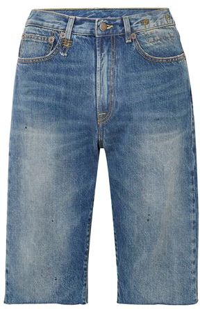 Donna Shorts jeans Blu 24 100% Cotone