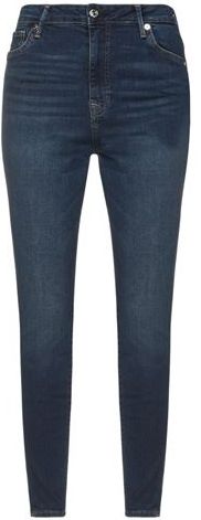 Donna Pantaloni jeans Blu 28 98% Cotone 2% Elastan