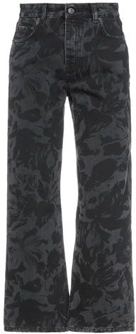 Donna Pantaloni jeans Nero 26 100% Cotone