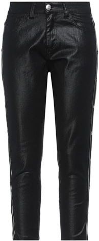 Donna Pantaloni jeans Nero 25 97% Cotone 3% Elastan