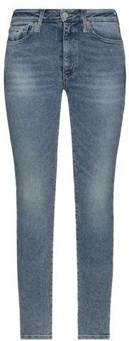 Donna Pantaloni jeans Blu 24W-30L 93% Cotone 4% Elastomultiestere 3% Elastan