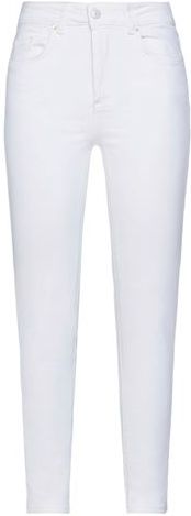 Donna Pantaloni jeans Bianco S 92% Cotone 6% Poliestere 2% Elastan
