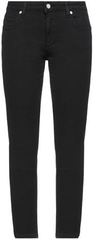 Donna Pantaloni jeans Nero 25 99% Cotone 1% Elastan