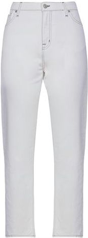 Donna Pantaloni jeans Avorio 26 100% Cotone