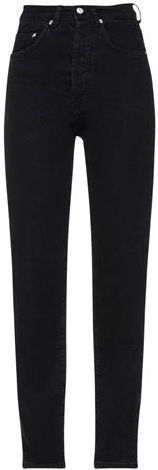 Donna Pantaloni jeans Nero 40 99% Cotone 1% Elastan