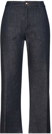 Donna Pantaloni jeans Blu 28 100% Cotone