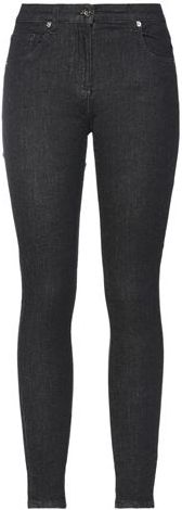Donna Pantaloni jeans Nero 24 98% Cotone 2% Elastan