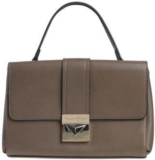 Donna Borsa a mano Verde militare 100% Poliuretano