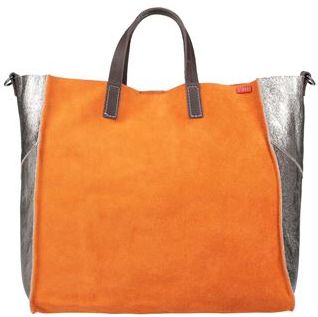 Donna Borsa a mano Arancione Pelle