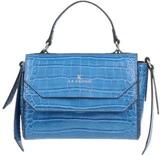 Donna Borsa a mano Blu Poliuretano