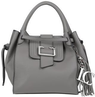 Donna Borsa a mano Grigio Fibre tessili