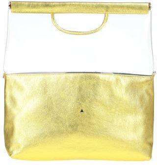 Donna Borsa a mano Giallo Pelle Gomma