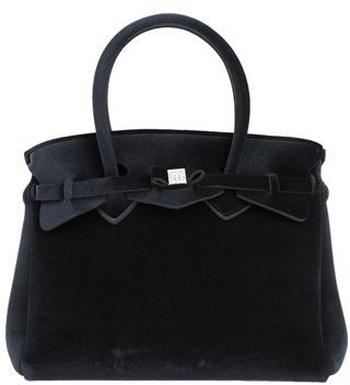 Donna Borsa a mano Nero 50% Polietilene 40% Poliammide 10% Elastan