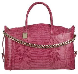 Donna Borsa a mano Fucsia Pelle