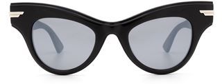 Donna Occhiali da sole Nero 47 100% Acetato