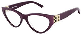 Donna Montatura occhiali Viola scuro 54 Acetato