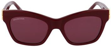 Donna Occhiali da sole Bordeaux 53 Acetato Plastica