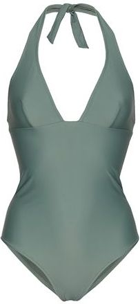 Donna Costume intero Verde militare XS 78% Poliammide riciclato 22% Elastan