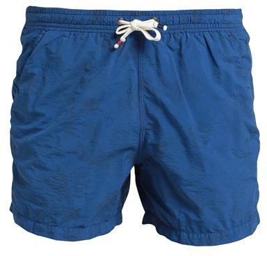 Uomo Boxer da mare Blu XS 100% Poliammide