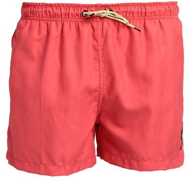 Uomo Boxer da mare Rosso S 80% Poliestere 20% Poliammide