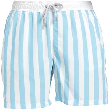 Uomo Boxer da mare Celeste XL 100% Poliestere