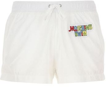 Uomo Boxer da mare Bianco L 100% Poliestere