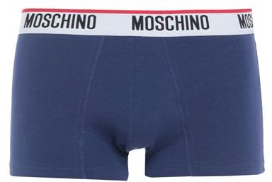 Uomo Boxer Blu XS 95% Cotone 5% Elastan