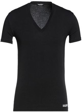 Uomo T-shirt intima Nero XS 95% Cotone 5% Elastan