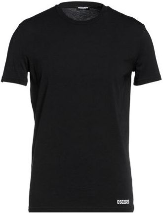 Uomo T-shirt intima Nero XS 95% Cotone 5% Elastan