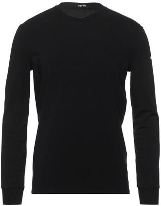 Uomo T-shirt intima Nero L 95% Cotone 5% Elastan