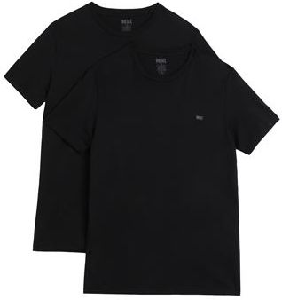 Uomo T-shirt intima Nero S 100% Cotone