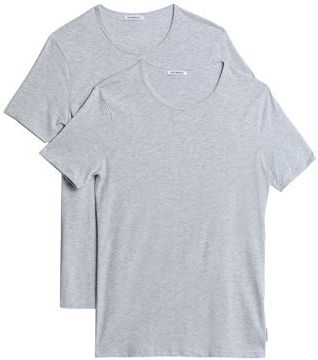 Uomo T-shirt intima Grigio chiaro S 90% Cotone 5% Viscosa 5% Elastan