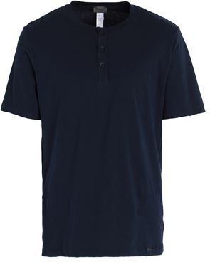 Uomo T-shirt intima Blu notte S 100% Cotone