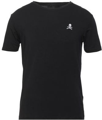 Uomo T-shirt intima Nero S 95% Cotone 5% Elastan