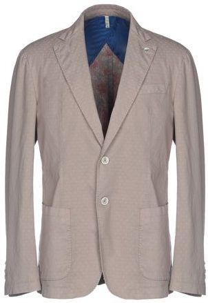 Uomo Blazer Beige 46 80% Cotone 17% Poliestere 3% Elastan