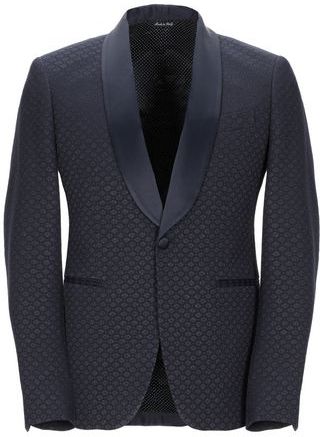 Uomo Blazer Blu scuro 50 58% Lana 42% Poliestere