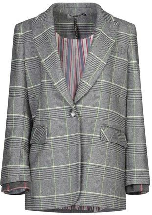 Donna Blazer Grigio 40 47% Lana 37% Poliestere 11% Viscosa 4% Poliammide 1% Altre Fibre