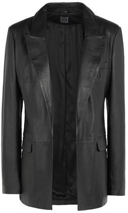 Donna Blazer Nero 38 100% Pelle di agnello