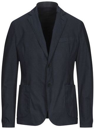 Uomo Blazer Blu scuro 46 100% Cotone