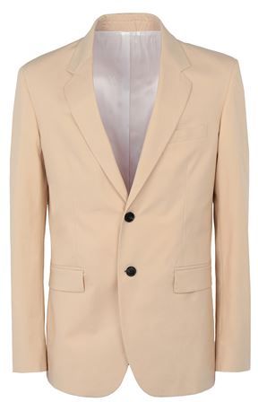 Uomo Blazer Beige 46 98% Cotone 2% Elastan