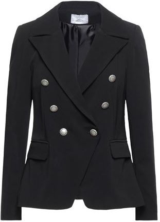 Donna Blazer Nero XS 62% Poliestere 32% Viscosa 6% Elastan