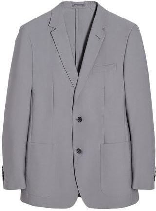 Uomo Blazer Grigio 50 98% Cotone 2% Elastan