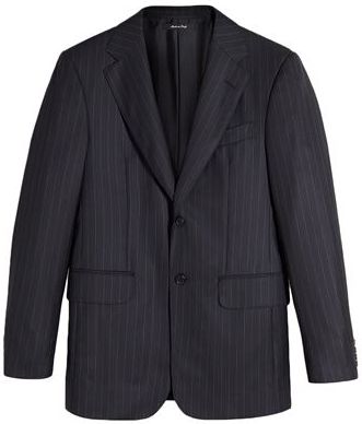 Uomo Blazer Nero 50 100% Lana