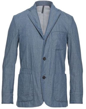 Uomo Blazer Avio 48 100% Cotone