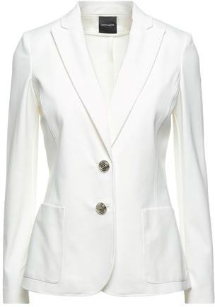 Donna Blazer Bianco 42 95% Poliammide 5% Elastan