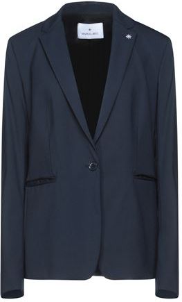 Donna Blazer Blu scuro 46 51% Poliestere 43% Lana 6% Elastan