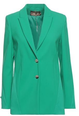 Donna Blazer Verde 44 80% Acetato 17% Viscosa 3% Elastan